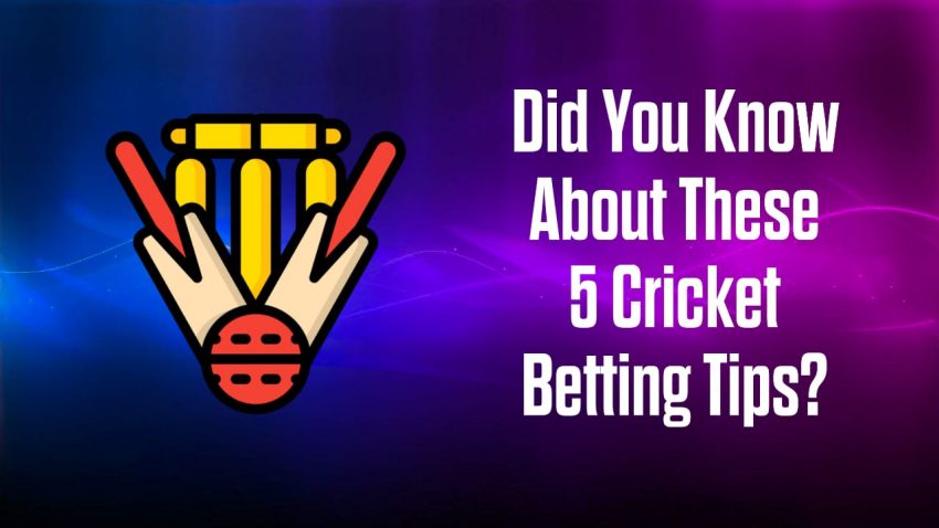 Did You Know About These 5 Cricket Betting Tips